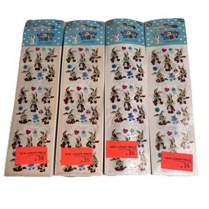 Vintage SandyLion Stickers Looney Tunes Baby Coyote Prism Foil Stickers 90s Lot